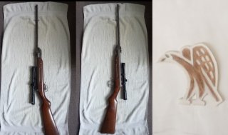 Falke 60 Luftgewehr mit Zielfernrohr 4,5