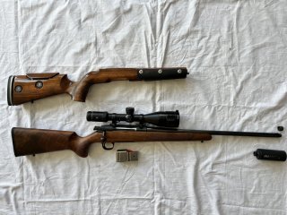 Steel Action HM Cal. .3006 Geradezugrepetierer mit Zeiss 3-12x56 HT