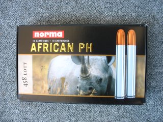 Munition, Norma .458 Lott, African PH Woodleigh