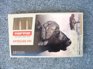 Munition, Norma .375 African PH, Flanged Mag. Nitro Express, Woodleigh