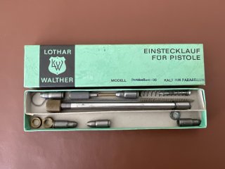 Einstecklauf Lothar Walther für Pistole P08 von 9mm auf 4mmM20