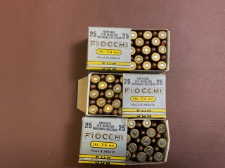 Munition Fiocchi Revolverpatrone 7,5mm PALLA BLINDATA 75St.