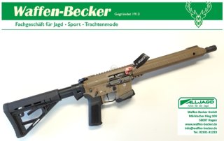 Selbstladebüchse Schmeisser AR15-9 S4F Sport Dynamik PCC 12,5" 9mm Luger, FDE -NEUWARE-