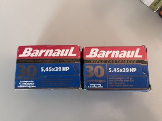 116 Schuss 243 win, 5,43x39, 223 rem (Geco, Hornady, barnaul)