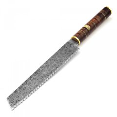 Custom Damascus Steel Chef Knife Damast Küchen Messer With WOOD Handle kostenloser versand