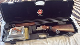 Bockdoppelflinte Miroku MK38 ADJ 12/76 LL 81cm Inv+ Teague
