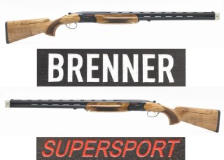 BRENNER BF20 " Supersport " Bockflinte / BDF Kal. 12/76 Mag. mit Wechselchokes, Einabzug & Ejektor