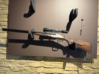 Sauer Drilling Kal.: 7x57R und 16/70, mit Einstecklauf Altmann .22 hornet und 6x43 Zielfernrohr