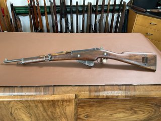 Berthier-Karabiner St-Étienne MLE 1890 im Kaliber 8x51R Lebel SNR 17495