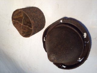 Dt.Reich Infantrie Panzerfaust Granate & Minen Teile Fund No MG42 K98