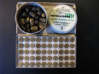 Zentralfeuer Knallpatronen 9 mm