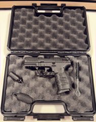 Walther P22Q 9mm P.A.K. Schreckschusspistole - Komplettset, Neuwertig