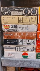 Konvolut Schrotpatronen 12/70 u. 12/67,5
