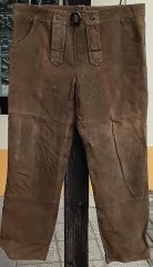 Jagd Hose Leder Gr. 29 (XXL) braun