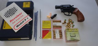 Rarität- seltener,neuer,ungeschossener, Wadie P1 Kal 9mm P.A.K PTB 720 Beschussjahr 1999