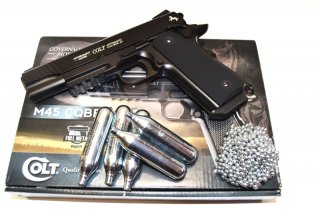 Colt Government M45 CQB * BlowBack System * CO² Starterset mit Zubehör