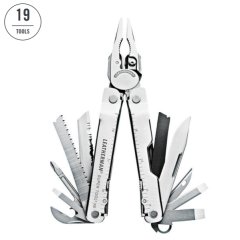 LEATHERMAN SUPER TOOL 300 mit 19 Werkzeugen: Drahtschneider Zange lange Klingen + NYLON Holster