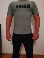 Blackhawk T-Shirt, Muskelshirt, Fitnessshirt, Sportshirt, M, L, XL, Olive Green