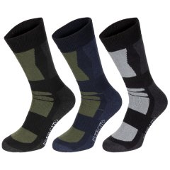 Socken / Strümpfe "Esercito" 3er Pack (39-42) gestreift halblang