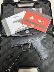 Walther PPQ M2 cal. 9 mm P.A.K. - 9 mm P.A.K., Tungsten Grayeor Gray