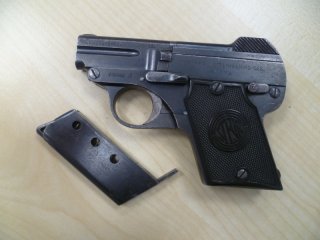 Pistole Steyr Model 1909 Pieper Kipplauf 6,35mm Browning