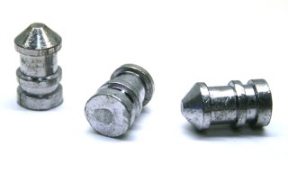10 x ARES Vorderlader Schwarzpulver Präzisions MAXI BLEI Geschosse .504 12,80mm CAL 50 370grs 23,98g