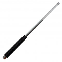 Teleskop Schlagstock 20,5/53,5cm Chrom + Tasche / Holster