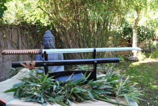 Handgeschmiedetes-Gefaltetes Ninja Schwert