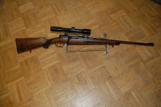 Rep. Büchse SteyrMannlicher GK im Kal 7x64 + ZF 1,5-6x36 Abs 4 auf Steyr 3Punkt Montage TOP Zustand