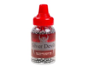 BB BBs BB's Stahlrundkugeln Silver Devil Devil's Devils 4,46 mm 1500 Stück 0,35 g 5,23 gr