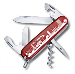 Victorinox Spartan Messer mit Reutlinger Skyline rot