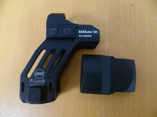 Reflexvisier MAKdot SH mit MAK P-Lock für Schmeisser 1911 Hugo