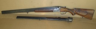 Bockbüchsflinte Merkel 211E mit BDF-Austauschlauf 250E, Bj. 1927