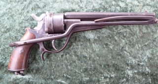 Revolver Galand Target Paris mit Schulterstütze