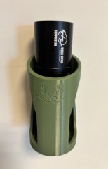 Schalldämpferhalter Prechtl magnetisch grün Ø65mm
