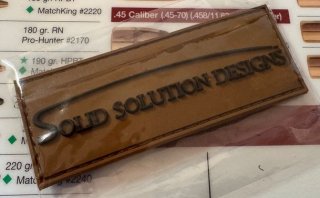 Patch Solid Solution Designs – Braun – Mit Klett – Neu & OVP