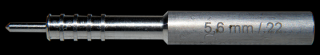 1 x BALLISTOL PATCH Adpater Alu #23294 5,5MM 1/8'' Innengewinde für Cal. 22 5,56mm Carbon Putzstock