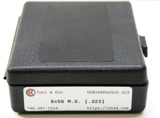 CH4D Matrizensatz 8x56 Mannlicher Schönauer .323 Bullet Die Set | Vollkalibrierer + Setzmatrize 8mm