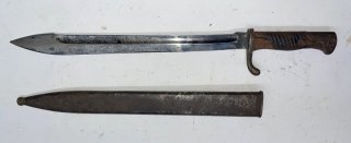 Bajonett K 98/05 Säge 1 WK Wehrmacht Mauser No Koppelschuh Faschinenmesser