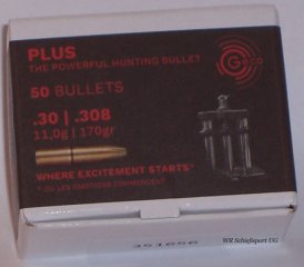 50St. Geco Geschosse .30(.308Dia.) - 170(11,0gramm) - PlUS - #231 85 64