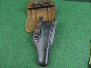 P1 Holster Lederholster 2WK Pistolenkoffer inkl. Magazin 7/64
