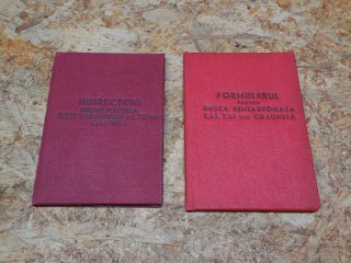 Original PSL Dienstvorschrift und Schiessbuch der Rumänischen Armee