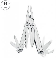 LEATHERMAN SIDEKICK Tool 14 Werkzeuge im Taschenformat | Zange, Messer, Feile, Schraubendreher, Etui