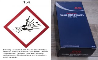 Zünder von CCI 450 Small Rifle Magnum