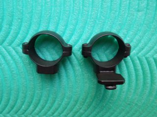 Orig. LEUPOLD STD 1inch - 25,4mm Ringe GEKRÖPFT BH 6,86mm MEDIUM aus STAHL NP € 89 made in USA