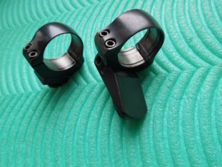 EAW STAHL Schwenk-Montage SET f. ZFR m. 25,4/26mm Rohr BH 11+12mm TOP! NP € 329 made in Germany