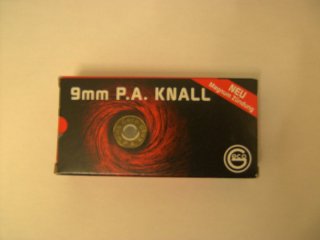Knallpatronen 9mm PAK Geco / RUAG