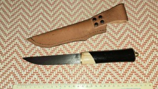 Yakut-Messer - Jagdmesser aus Russland Damast Klinge NEU
