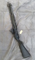Vorderschaftrepetierflinte Akkar Karatay TK-355 12/76 mit Falke 2