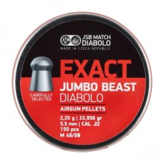 JSB Exact Jumbo Beast M 46/08 Diabolo Blei 5,52 mm 150 St. / Dose 2,20 Gramm (33,956 Grain) schwerer